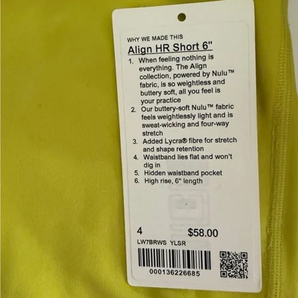 Lululemon Athletica Align HR Short 6” - Picture 6 of 7